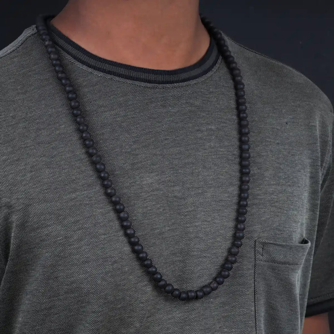 Original Karungali Mala – 108 Beads in 3 Sizes (6mm, 8mm, 10mm)