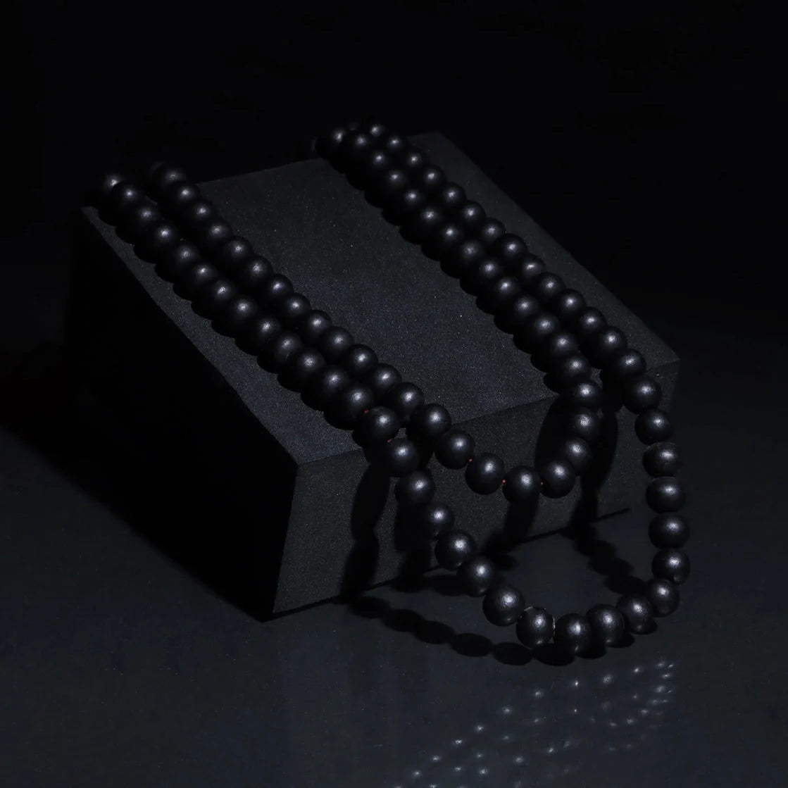 Original Karungali Mala – 108 Beads in 3 Sizes (6mm, 8mm, 10mm)