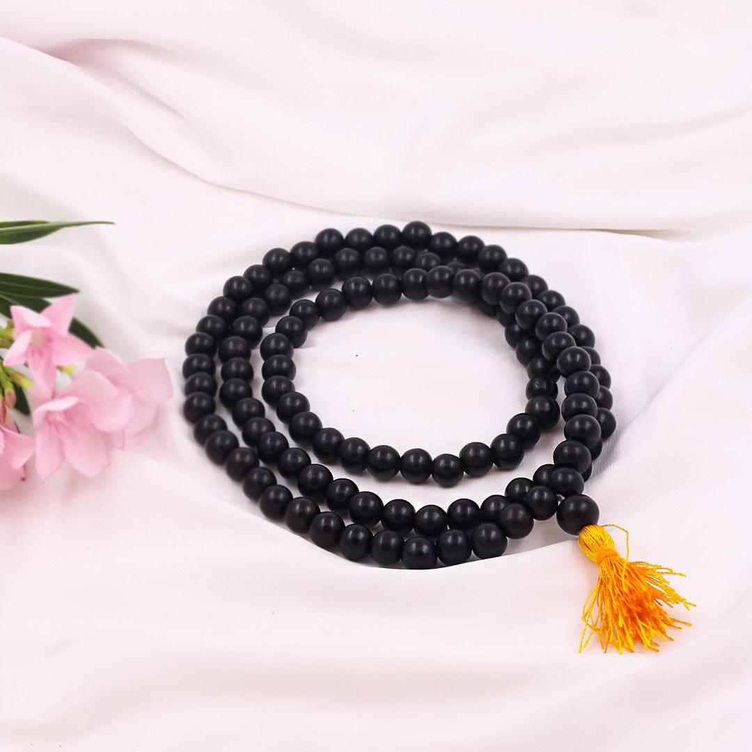 Original Karungali Mala – 108 Beads in 3 Sizes (6mm, 8mm, 10mm)